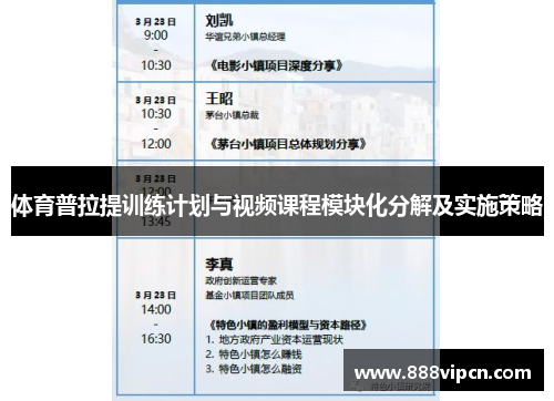 体育普拉提训练计划与视频课程模块化分解及实施策略